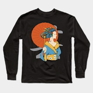 Geisha 04 Long Sleeve T-Shirt